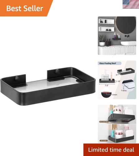 Small bathroom shelves - bathroom, glass