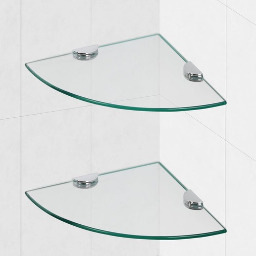 Glass corner shower - corner,